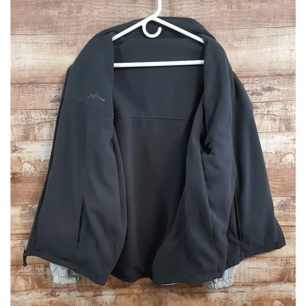 XPS Extreme Performance Mens XL Reversible Jacket Coat Fleece Water Resistant
